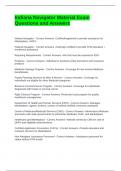 Indiana Navigator Material Exam Questions and Answers