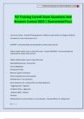 TCI Training Cornell Exam Questions And Answers &vert;Latest 2025 &vert; Guaranteed Pass&period;