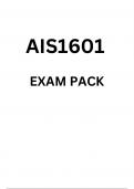 AIS1601 EXAM PACK 2025&lbrace;DETAILED QUESTIONS AND ANSWERS&rcub;