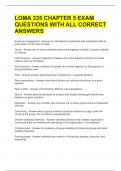 LOMA 335 CHAPTER 5 EXAM QUESTIONS WITH ALL CORRECT ANSWERS 