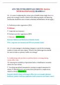 ATI CMS FUNDAMENTALS 2025&vert;250&plus; Qs &As WITH RATIONALES&vert; GRADED A&plus;