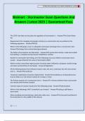 Walmart - Stormwater Exam Questions And Answers &vert;Latest 2025 &vert; Guaranteed Pass