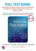 Test Bank For Primary Care Psychiatry 2nd Edition By Robert McCarron ISBN-9781496349217