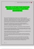 WGU D351 v2 All topics Study Guide Exam Questions And Answers &vert;Latest 2025 &vert; Guaranteed Pass&period;