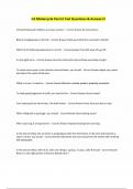 CA Motorcycle Permit Test Questions & Answers&excl;&excl;