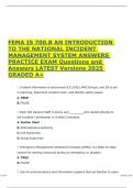 FEMA IS 700&period;B AN INTRODUCTION TO THE NATIONAL INCIDENT MANAGEMENT SYSTEM