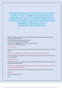 INP 100 INPATIENT FUNDAMENTAL EXAM 2025  WITH ACTUAL CORRECT QUESTIONS AND  VERIFIED DETAILED ANSWERS &vert;FREQUENTLY  TESTED QUESTIONS AND SOLUTIONS&vert;ALREADY  GRADED A&plus;&vert;NEWEST&vert;LATEST  UPDATE&vert;GUARANTEED PASS