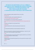 INP 402 EXAM 2025 WITH ACTUAL CORRECT  QUESTIONS AND VERIFIED DETAILED ANSWERS  &vert;FREQUENTLY TESTED QUESTIONS AND  SOLUTIONS&vert;ALREADY GRADED  A&plus;&vert;NEWEST&vert;LATEST UPDATE&vert;GUARANTEED PASS