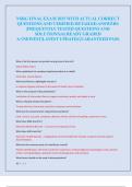NSRG FINAL EXAM 2025 WITH ACTUAL CORRECT  QUESTIONS AND VERIFIED DETAILED ANSWERS  &vert;FREQUENTLY TESTED QUESTIONS AND  SOLUTIONS&vert;ALREADY GRADED  A&plus;&vert;NEWEST&vert;LATEST UPDATE&vert;GUARANTEED PASS