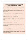 Chapter 10 Facial Devices and Technology questions with verified answers&period;