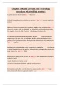 Chapter 10 Facial Devices and Technology questions with verified answer2
