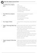 ISDS 505 Midterm Study Guide Latest 2024 Questions and Answers 100&percnt; Accuracy&vert;