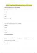 ISDS 505 Exam 1 Latest 2025 Questions and Answers 100&percnt; Accuracy
