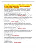 West Coast University MED SURG 3 480 ATI FINAL EXAM VERSION B QUESTIONS AND 100&percnt; CORRECT ANSWERS