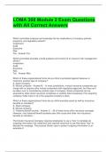 LOMA 308 Module 2 Exam Questions with All Correct Answers