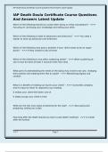 IAP Death Doula Certificate Course Questions And Answers Latest Update