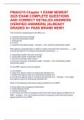 FINA4315 Chapter 1 EXAM NEWEST 2025 EXAM COMPLETE QUESTIONS AND CORRECT DETAILED ANSWERS &lpar;VERIFIED ANSWERS&rpar; &vert;ALREADY GRADED A&plus; PASS BRAND NEW&excl;&excl;