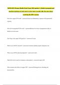 NRNP 6552 Women Health Final Exam 2024 update&vert; 1&period; Sheila is pregnant and fearful of getting cervical cancer as her sister recently did&period; She asks about receiving the HPV vaccine