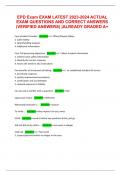 EPD Exam EXAM LATEST 2025