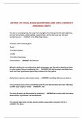 ASTRO 101 FINAL EXAM QUESTIONS AND 100&percnt; CORRECT ANSWERS NEW&excl;&excl;