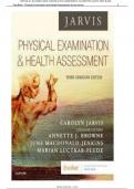 Test Bank - JARVIS Physical Examination and Health Assessment 3rd Canadian Edition