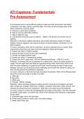 ATI Capstone- Fundamentals Pre-Assessment Exam 2025&sol;2026 Questions With Completed & Verified Solutions&period;