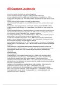 ATI Capstone Leadership Exam 2025&sol;2026 Questions With Completed & Verified Solutions&period;