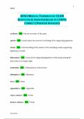 HOSA MEDICAL TERMINOLOGY EXAM  QUESTIONS & ANSWERS&vert;GRADE A&plus;&vert;100&percnt;  CORRECT &lpar;VERIFIED ANSWERS&rpar; 