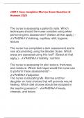 vSIM 1 Case Josephine Morrow Exam Question &  Answers 2025 The nurse is assessing a patient's nails&period; Which  techniques should the nurse consider using when  performing this assessment&quest; &lpar;Select all that apply&period;&rpar; - ANSWclubbing&comma; capillary refill&comma; hygi