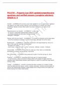 PVL3701 - Property Law 2025 update&vert;comprehensive  questions and verified answers &lpar;complete solutions&rpar;  GRADE A&plus;&excl;&excl; Interdict - ANSWA summary court order applied for on an urgent basis&period; Applicant  may apply for an order forcing a person to do something or t