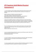 ATI Capstone Adult Medical Surgical Assessment 2 Exam 2025&sol;2026 Questions With Completed & Verified Solutions&period;