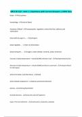 GRCC BI 122 - Unit 1 &vert; Questions with Correct Answers &vert; 100&percnt; Pass