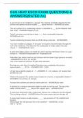 GAS HEAT ESCO EXAM QUESTIONS & ANSWERS&lpar;RATED A&plus;&rpar;
