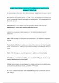 Health Care Delivery Systems Test &vert;Questions with Correct Answers&vert; 100&percnt; Pass