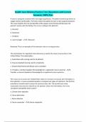 Health Care Delivery Practice Test &vert;Questions with Correct Answers&vert; 100&percnt; Pass