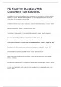 Pbi Final Test Questions With Guaranteed Pass Solutions&period;
