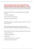 aPHR Certification Study Guides 2024&sol;2025 Exam Questions Marking Scheme New Update &vert; A&plus; Rated