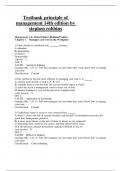 Testbank principle of management 14th edition by stephen robbins