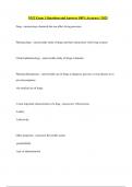 N352 Exam 1 Questions and Answers 100&percnt; Accuracy &vert; 2025