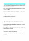 MLT 110 Final Exam &vert; Questions with Correct Answers &vert; 100&percnt; Pass