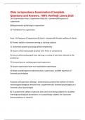 Ohio Jurisprudence Examination &lpar;Complete Questions and Answers&comma; 100&percnt; Verified&rpar; Latest 2025