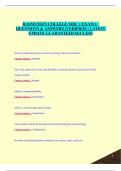 RASMUSSEN COLLEGE MDC 1 EXAM 1 &vert;  QUESTIONS & ANSWERS &lpar;VERIFIED&rpar; &vert; LATEST  UPDATE GUARANTEED SUCCESS