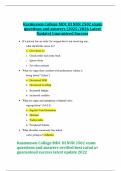 Rasmussen College MDC III NUR 2502 exam  questions and answers &lpar;2025&sol;2026 Latest  Update&rpar; Guaranteed Success