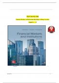 TEST BANK FOR FINANCIAL MARKETS AND INSTITUTIONS 8TH EDITION ANTHONY SAUNDERS ALL CHAPTERS COVERED QUESTIONS AND ANSWERS GRADED A&plus; &vert;100&percnt; VERIFIED&vert; &vert;LATEST UPDATE&vert; &vert;2025-26&vert;