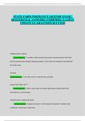 TEXAS NURSING JURISPRUDENCE 2025&sol;2026 EXAM  AND STUDY GUIDE TESTBANK 400 QUESTIONS  WITH DETAILED VERIFIED SOLUTIONS&vert;  GUARANTEED SUCCESS 
