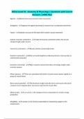 OCR A-Level PE - Anatomy & Physiology &vert; Questions with Correct Answers &vert; 100&percnt; Pass