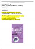 Samenvatting Personen- en Familierecht en Erfrecht in een notendop 11e editie 2024 - Ter Haar - HST 1 - 18 &plus; complete oefentoets &plus; belangrijkste kernbegrippen &plus; handige weblinks &plus; meer