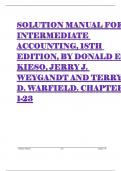 SOLUTION MANUAL FOR INTERMEDIATE ACCOUNTING&comma; 18TH EDITION&comma; BY DONALD E&period; KIESO&comma; JERRY J&period; WEYGANDT AND TERRY D&period; WARFIELD&period; CHAPTER 1-23