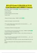 BUS-J375 Exam 2 UPDATED ACTUAL  Exam Questions and CORRECT Answers