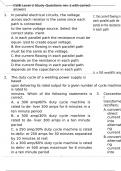CWB Level 2 Study Questions rev 1 with correct answers